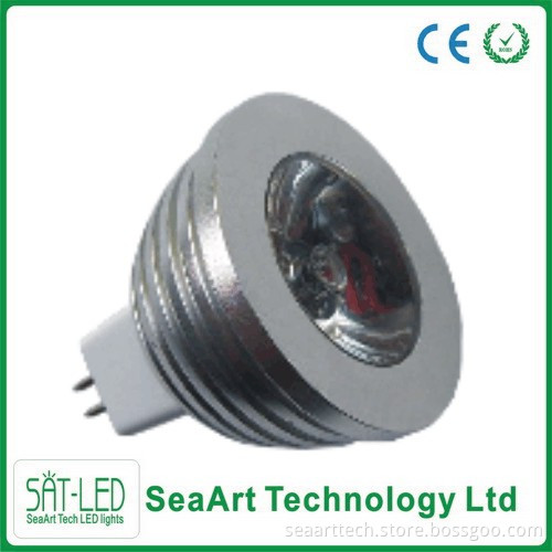 MR16 3W RGB LED Spotlight with Remote-controller